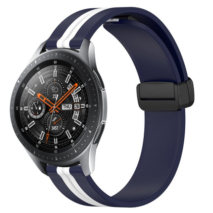 22mm Folding Magnetic Clasp Silicone Watch Band, For Samsung Galaxy Watch3 45mm, For Samsung Galaxy Watch 46mm, For Samsung Gear S3 Classic, For Samsung Gear S3 Frontier - DealBuddy