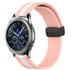 For Samsung Gear S3 Classic / Pink+White