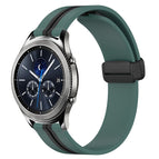 For Samsung Gear S3 Classic / Olive Green + Black