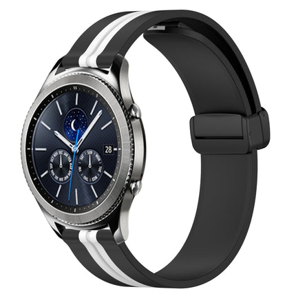 22mm Folding Magnetic Clasp Silicone Watch Band