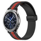 For Samsung Gear S3 Classic / Black+Red