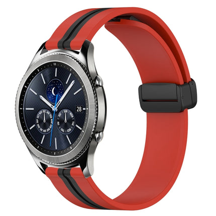 22mm Folding Magnetic Clasp Silicone Watch Band
