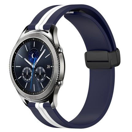 22mm Folding Magnetic Clasp Silicone Watch Band
