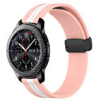 For Samsung Gear S3 Frontier / Pink+White