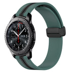For Samsung Gear S3 Frontier / Olive Green + Black