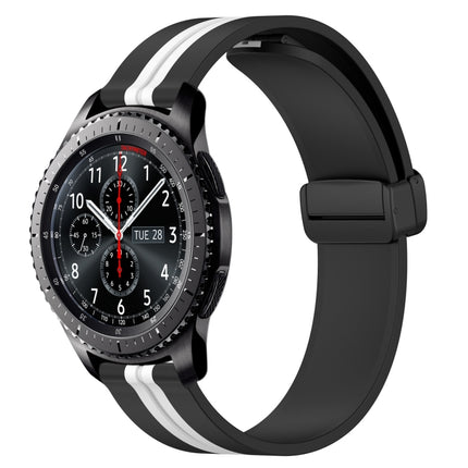 22mm Folding Magnetic Clasp Silicone Watch Band