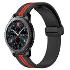 For Samsung Gear S3 Frontier / Black+Red