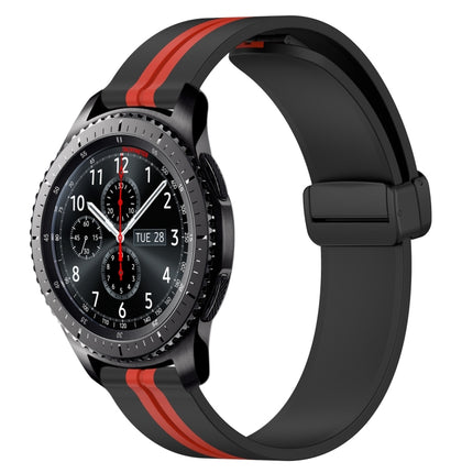 22mm Folding Magnetic Clasp Silicone Watch Band