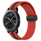 For Samsung Gear S3 Frontier / Red+Black