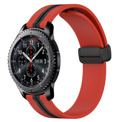 22mm Folding Magnetic Clasp Silicone Watch Band