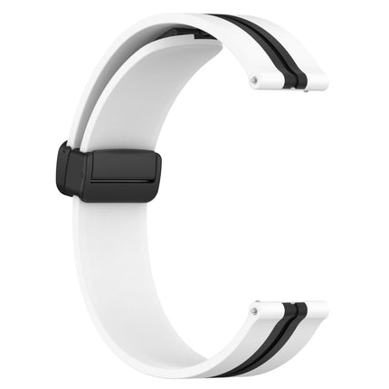 20mm Folding Magnetic Clasp Silicone Watch Band, For Samsung Galaxy Watch Active 2 40mm, For Samsung Galaxy Watch Active 2 44mm, For Samsung Galaxy Watch 42mm - DealBuddy