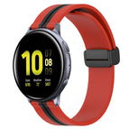 For Samsung Galaxy Watch Active 2 40mm / Red+Black