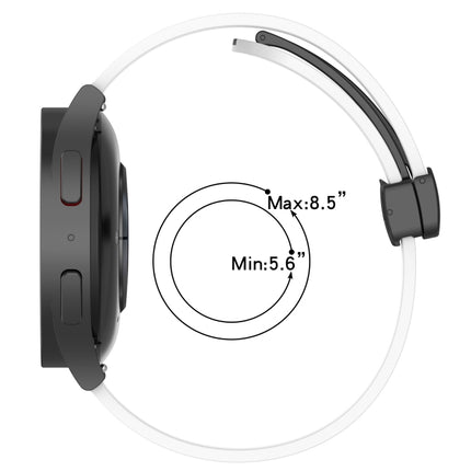 20mm Folding Magnetic Clasp Silicone Watch Band