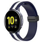 For Samsung Galaxy Watch Active 2 44mm / Midnight Blue + White
