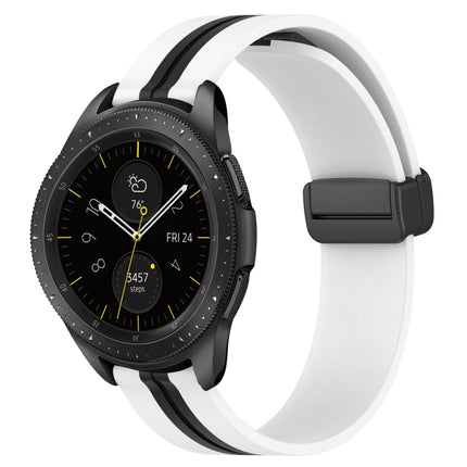 20mm Folding Magnetic Clasp Silicone Watch Band, For Samsung Galaxy Watch Active 2 40mm, For Samsung Galaxy Watch Active 2 44mm, For Samsung Galaxy Watch 42mm - DealBuddy