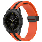 For Samsung Galaxy Watch 42mm / Orange+Black