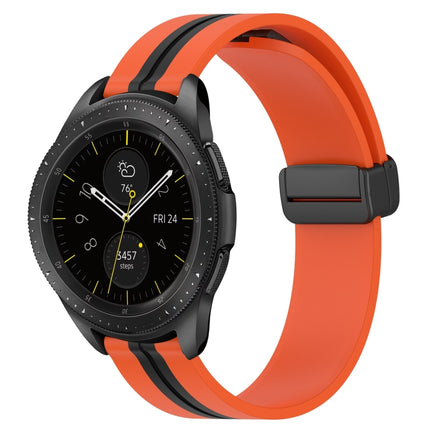 20mm Folding Magnetic Clasp Silicone Watch Band, For Samsung Galaxy Watch Active 2 40mm, For Samsung Galaxy Watch Active 2 44mm, For Samsung Galaxy Watch 42mm - DealBuddy