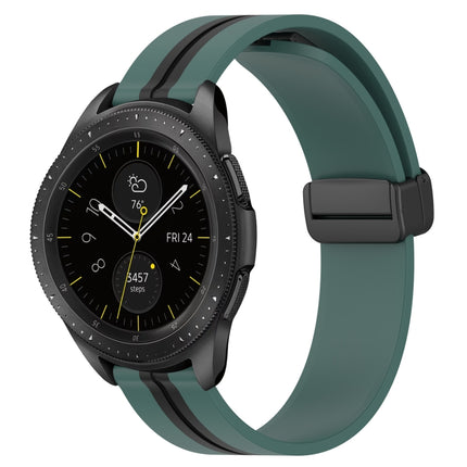 20mm Folding Magnetic Clasp Silicone Watch Band