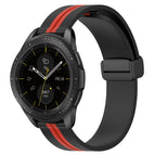 For Samsung Galaxy Watch 42mm / Black+Red