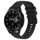 20mm Wavy Dot Pattern Solid Color Silicone Watch Band