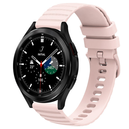 20mm Wavy Dot Pattern Solid Color Silicone Watch Band
