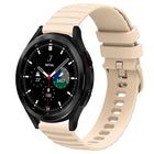 20mm Wavy Dot Pattern Solid Color Silicone Watch Band