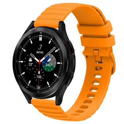 20mm Wavy Dot Pattern Solid Color Silicone Watch Band