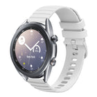 22mm Wavy Dot Pattern Solid Color Silicone Watch Band