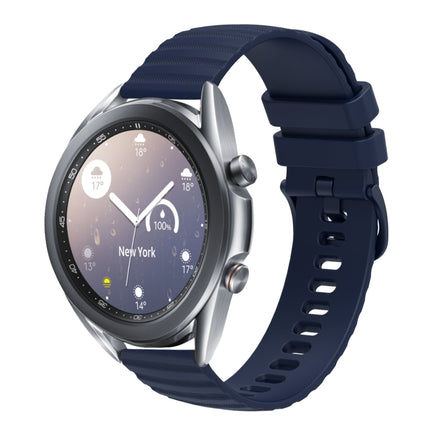 22mm Wavy Dot Pattern Solid Color Silicone Watch Band, For Samsung Galaxy Watch3 45mm, For Samsung Galaxy Watch 46mm, For Samsung Gear S3 Classic, For Samsung Gear S3 Frontier - DealBuddy