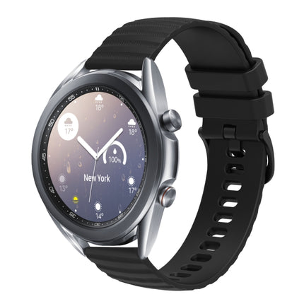 22mm Wavy Dot Pattern Solid Color Silicone Watch Band, For Samsung Galaxy Watch3 45mm, For Samsung Galaxy Watch 46mm, For Samsung Gear S3 Classic, For Samsung Gear S3 Frontier - DealBuddy