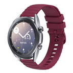For Samsung Galaxy Watch3 45mm / Wine Red