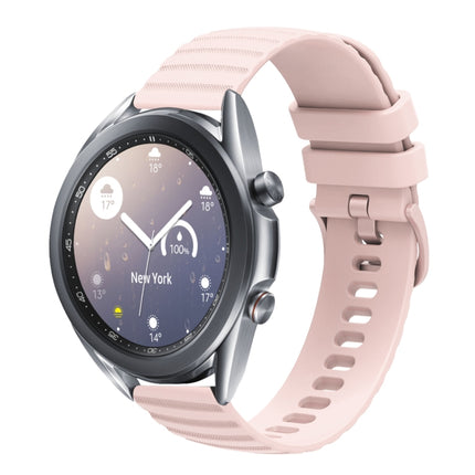 22mm Wavy Dot Pattern Solid Color Silicone Watch Band