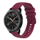 For Samsung Gear S3 Frontier / Wine Red