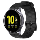 20mm Football Pattern Solid Color Silicone Watch Band, For Samsung Galaxy Watch Active 2 44mm, For Samsung Galaxy Watch 42mm - DealBuddy