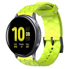 20mm Football Pattern Solid Color Silicone Watch Band, For Samsung Galaxy Watch Active 2 44mm, For Samsung Galaxy Watch 42mm - DealBuddy