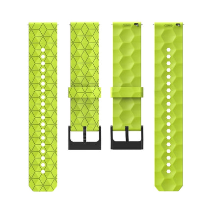 20mm Football Pattern Solid Color Silicone Watch Band, For Samsung Galaxy Watch Active 2 44mm, For Samsung Galaxy Watch 42mm - DealBuddy