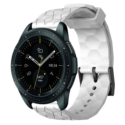 20mm Football Pattern Solid Color Silicone Watch Band, For Samsung Galaxy Watch Active 2 44mm, For Samsung Galaxy Watch 42mm - DealBuddy
