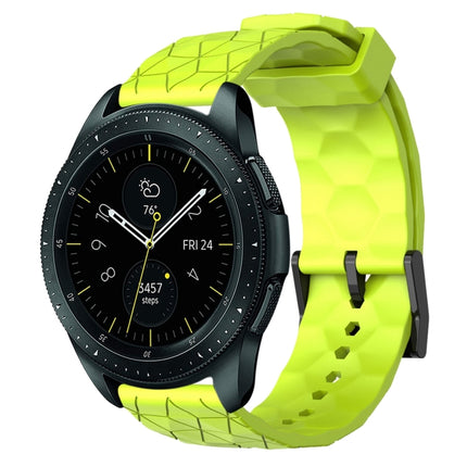 20mm Football Pattern Solid Color Silicone Watch Band, For Samsung Galaxy Watch Active 2 44mm, For Samsung Galaxy Watch 42mm - DealBuddy