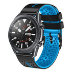 For Samsung Galaxy Watch3 45mm / Black+Blue