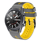 For Samsung Galaxy Watch3 45mm / Grey+Yellow