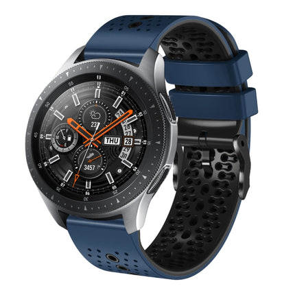 22mm Perforated Two-Color Silicone Watch Band