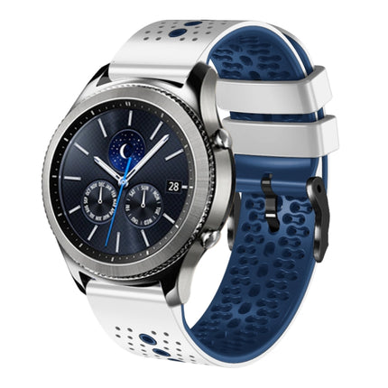 22mm Perforated Two-Color Silicone Watch Band