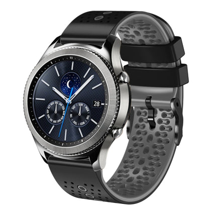22mm Perforated Two-Color Silicone Watch Band