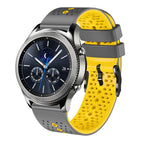 For Samsung Gear S3 Classic / Grey+Yellow