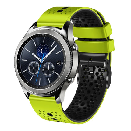 22mm Perforated Two-Color Silicone Watch Band
