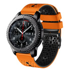 For Samsung Gear S3 Frontier / Orange+Black