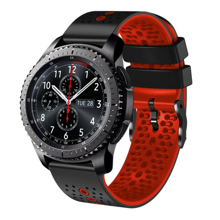 22mm Perforated Two-Color Silicone Watch Band