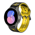 For Samsung Galaxy Watch 5 40mm / Black+Yellow