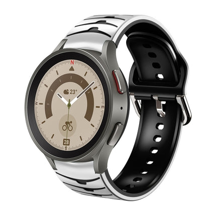 Curved Texture Silicone Watch Band, For Samsung Galaxy Watch 5 44mm, For Samsung Galaxy Watch 5 40mm, For Samsung Galaxy Watch 5 Pro 45mm - DealBuddy