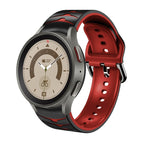 For Samsung Galaxy Watch 5 Pro 45mm / Black+Red